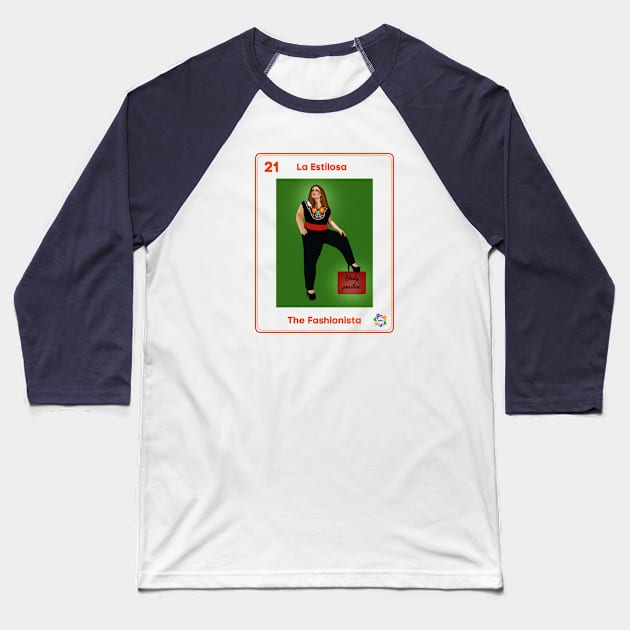 La Estilosa Baseball T-Shirt by Somos Mujeres Latinas 